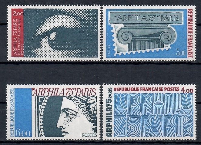 Znaczek Francja 1975 Mi 1923-1926 Czyste **