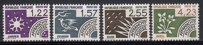 Znaczek Francja 1985 Mi 2479-2482 Czyste **