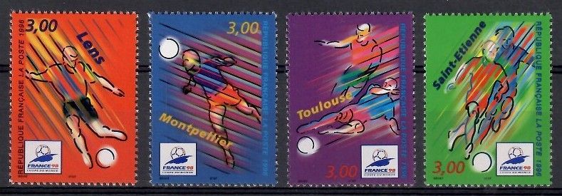 Znaczek Francja 1996 Mi 3154-3157 Czyste **