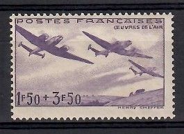 Znaczek Francja 1942 Mi 551 Czyste **