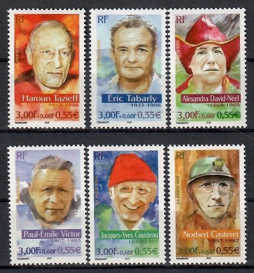 Znaczek Francja 2000 Mi 3483-3488 Czyste **