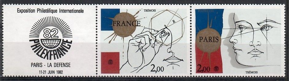 Znaczek Francja 1981 Mi 2262-2263 Czyste **