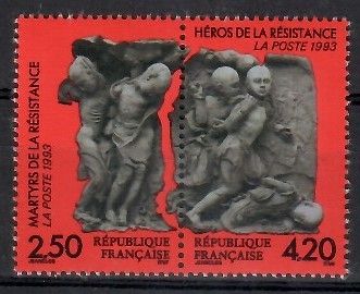 Znaczek Francja 1993 Mi 2959-2960 Czyste **