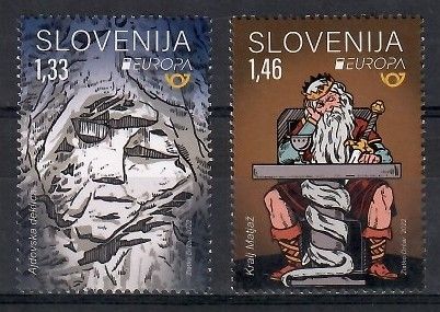 Znaczek Słowenia 2022 Mi 1531-1532 Czyste **