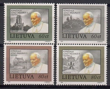 Znaczek Litwa 1993 Mi 533-536 Czyste **