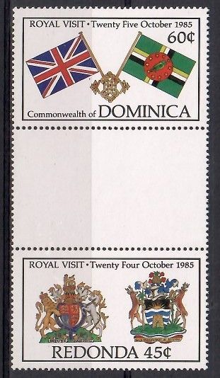 Znaczek Dominika 1985 Mi 929+RDN178 Czyste **