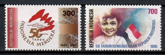 Znaczek Indonezja 1995 Mi 1560-1561 Czyste **