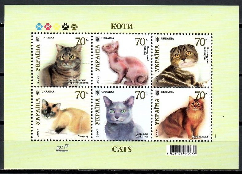 Znaczek Ukraina 2007 Mi bl 61 Czyste **