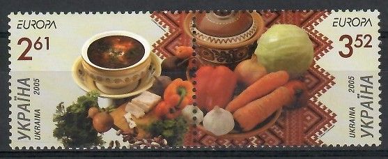 Znaczek Ukraina 2005 Mi 719-720 Czyste **