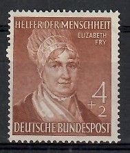 Znaczek Niemcy 1952 Mi 156 Z podlepką *