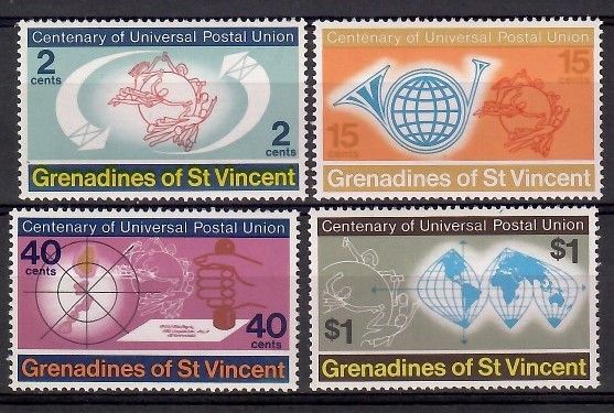 Znaczek Grenadines of St Vincent 1974 Mi 24-27 Czyste **
