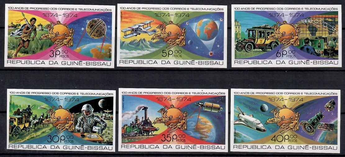Znaczek Gwinea Bissau 1977 Mi 433-438B Czyste **
