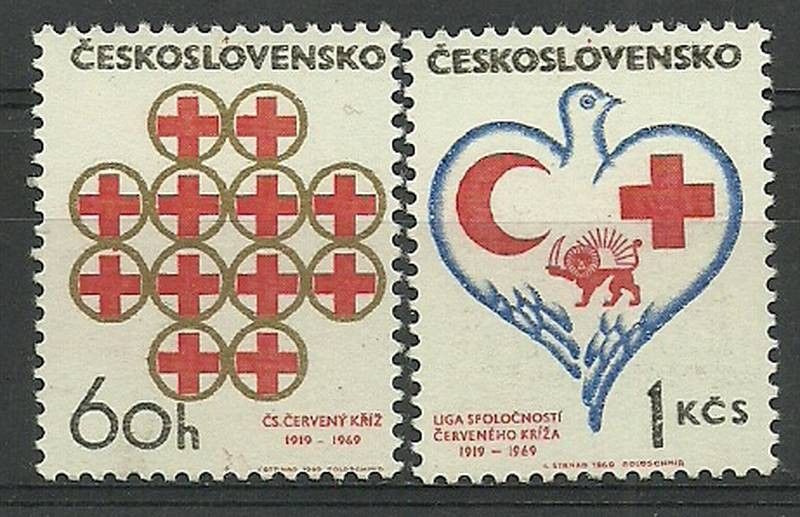 Znaczek Czechosłowacja 1969 Mi 1851-1852 Czyste **