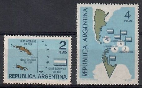 Znaczek Argentyna 1964 Mi 834-835 Czyste **