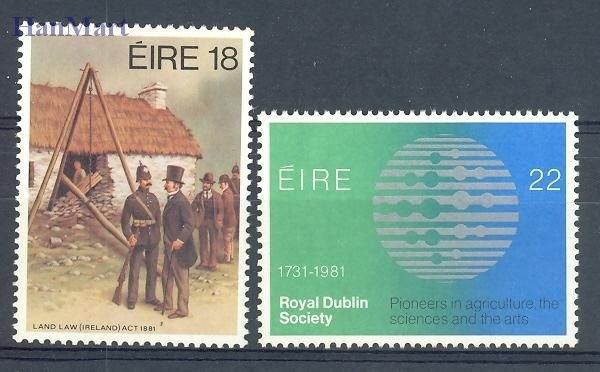 Znaczek Irlandia 1981 Mi 458-459 Czyste **