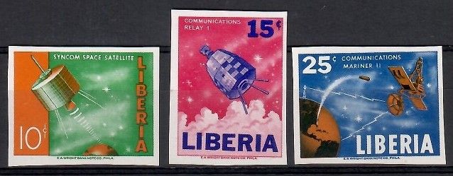 Znaczek Liberia 1964 Mi 619-621B Czyste **