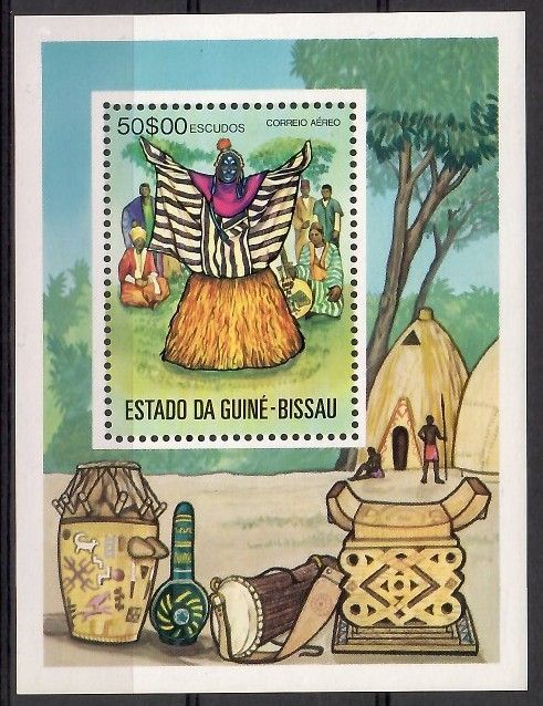 Znaczek Gwinea Bissau 1976 Mi bl 10 Czyste **