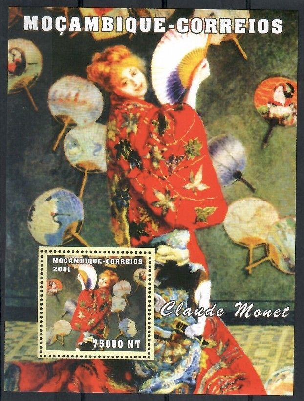 Znaczek Mozambik 2001 Mi bl109 Czyste **