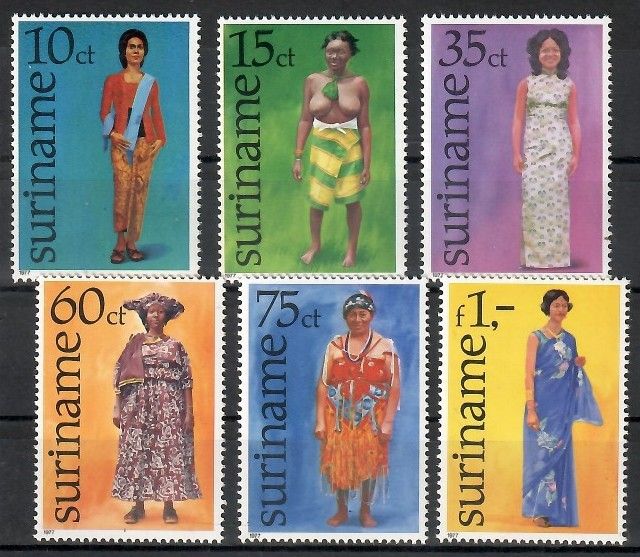 Znaczek Surinam 1977 Mi 753-758 Czyste **