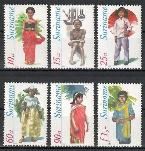 Znaczek Surinam 1980 Mi 888-893 Czyste **