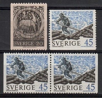 Znaczek Szwecja 1970 Mi 665-666 Czyste **