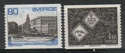 Znaczek Szwecja 1971 Mi 700-701y Czyste **