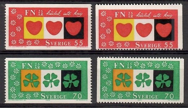 Znaczek Szwecja 1970 Mi 690-691 Czyste **