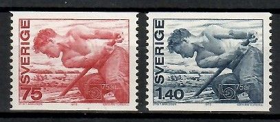 Znaczek Szwecja 1973 Mi 804-805 Czyste **