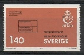 Znaczek Szwecja 1975 Mi 891 Czyste **