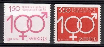 Znaczek Szwecja 1984 Mi 1298-1299 Czyste **