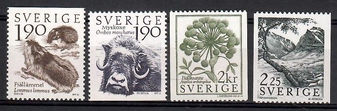 Znaczek Szwecja 1984 Mi 1272-1275 Czyste **