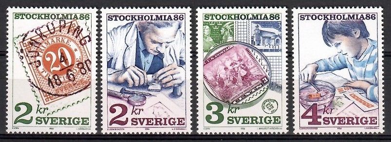 Znaczek Szwecja 1986 Mi 1372-1375 Czyste **