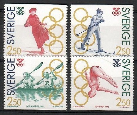 Znaczek Szwecja 1991 Mi 1674-1677 Czyste **