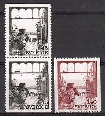 Znaczek Szwecja 1974 Mi 862-863 Czyste **