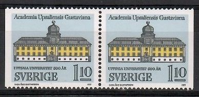 Znaczek Szwecja 1977 Mi 988Dl,Dr Czyste **