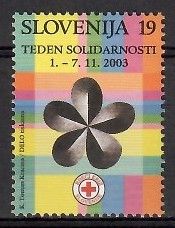 Znaczek Słowenia 2003 Mi zwa 29 Czyste **
