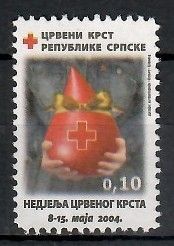 Znaczek Republika Serbska 2004 Mi zwa 14 Czyste **