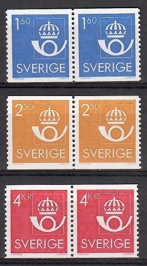 Znaczek Szwecja 1985 Mi 1316-1318 Czyste **
