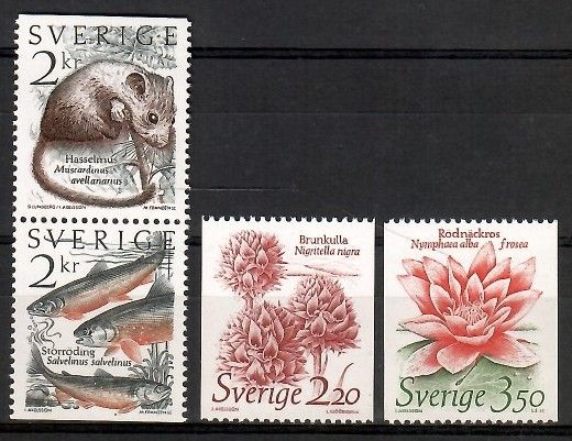 Znaczek Szwecja 1985 Mi 1322-1325 Czyste **