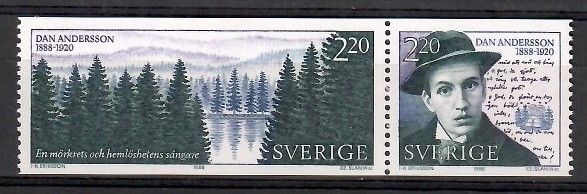 Znaczek Szwecja 1988 Mi 1508-1509 Czyste **