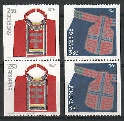Znaczek Szwecja 1989 Mi 1537-1538 Czyste **