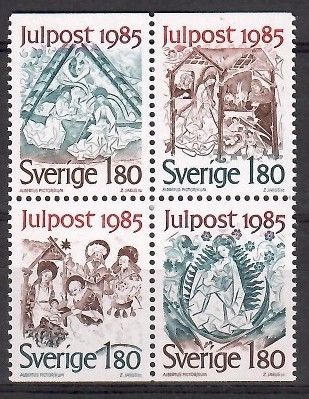 Szwecja 1985 Mi 1360-1363 Czyste **
