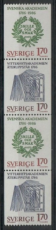 Znaczek Szwecja 1986 Mi 1382-1383 Czyste **