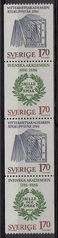 Znaczek Szwecja 1986 Mi 1382-1383 Czyste **