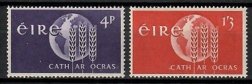 Znaczek Irlandia 1963 Mi 157-158 Czyste **