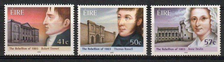 Znaczek Irlandia 2003 Mi 1520-1522 Czyste **