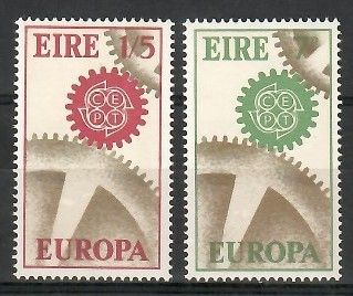 Znaczek Irlandia 1967 Mi 192-193 Czyste **