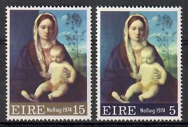Znaczek Irlandia 1974 Mi 311-312 Czyste **