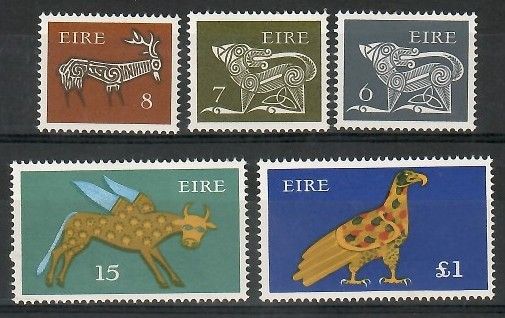 Znaczek Irlandia 1975 Mi 317-321 Czyste **