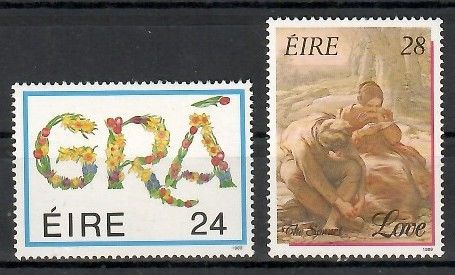 Znaczek Irlandia 1989 Mi 669-670 Czyste **